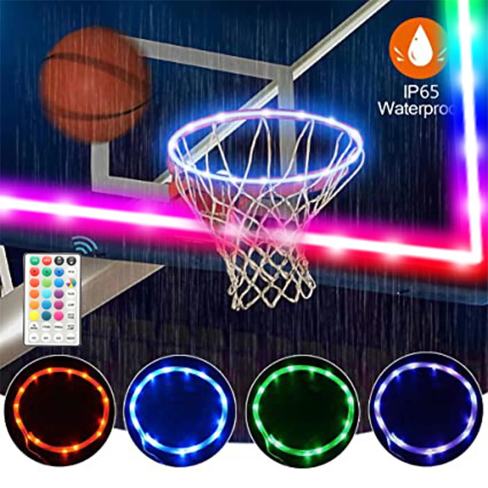 LED Basketball Rim Light New Upgrade Led Luminous Basketball Board Light RGB Colorful Light Basketball Frame Light For Night
LED Basketball Rim Light New Upgrade Led Luminous Basketball Board Light RGB Colorful Light Basketball Frame Light For Night