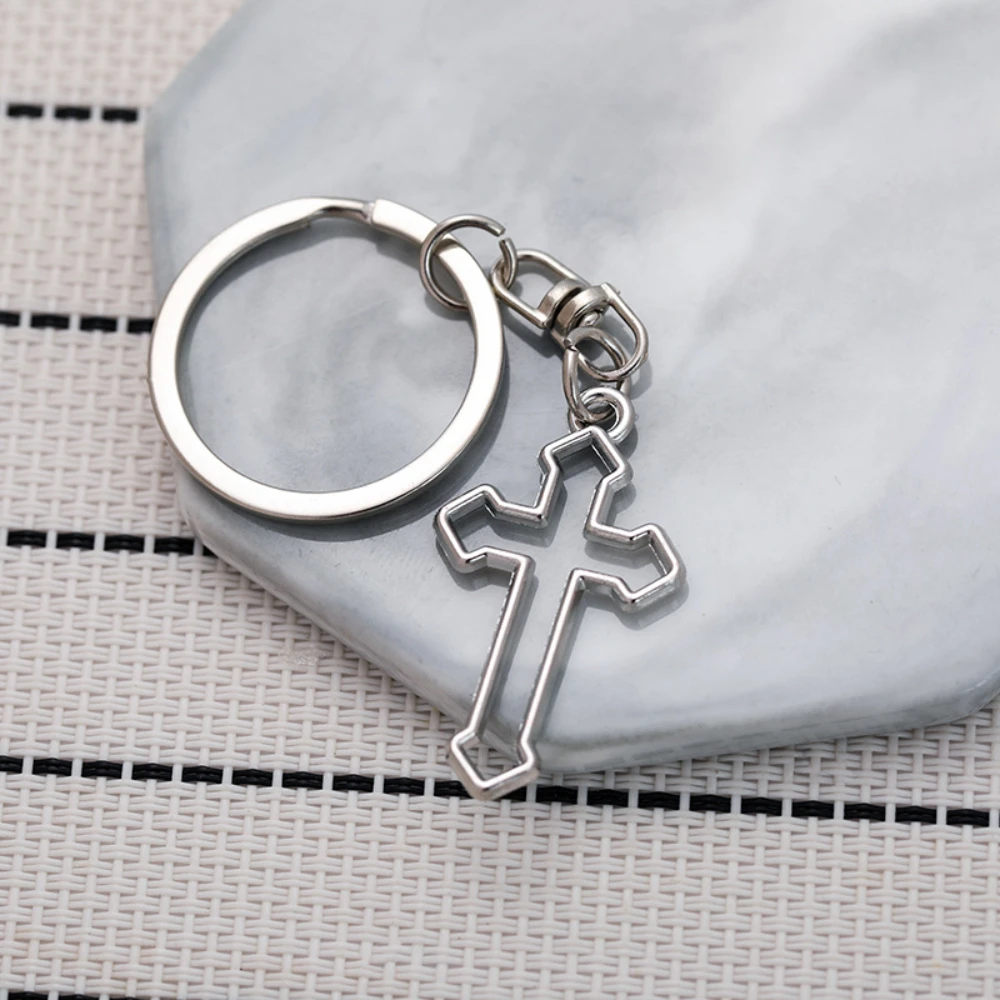 American Creative Personality Angel Cross Metal Religious Keychain with Unique Diverse Design Wear-resistant Oxidation Resistant 
American Creative Personality Angel Cross Metal Religious Keychain with Unique Diverse Design Wear-resistant Oxidation Resistant