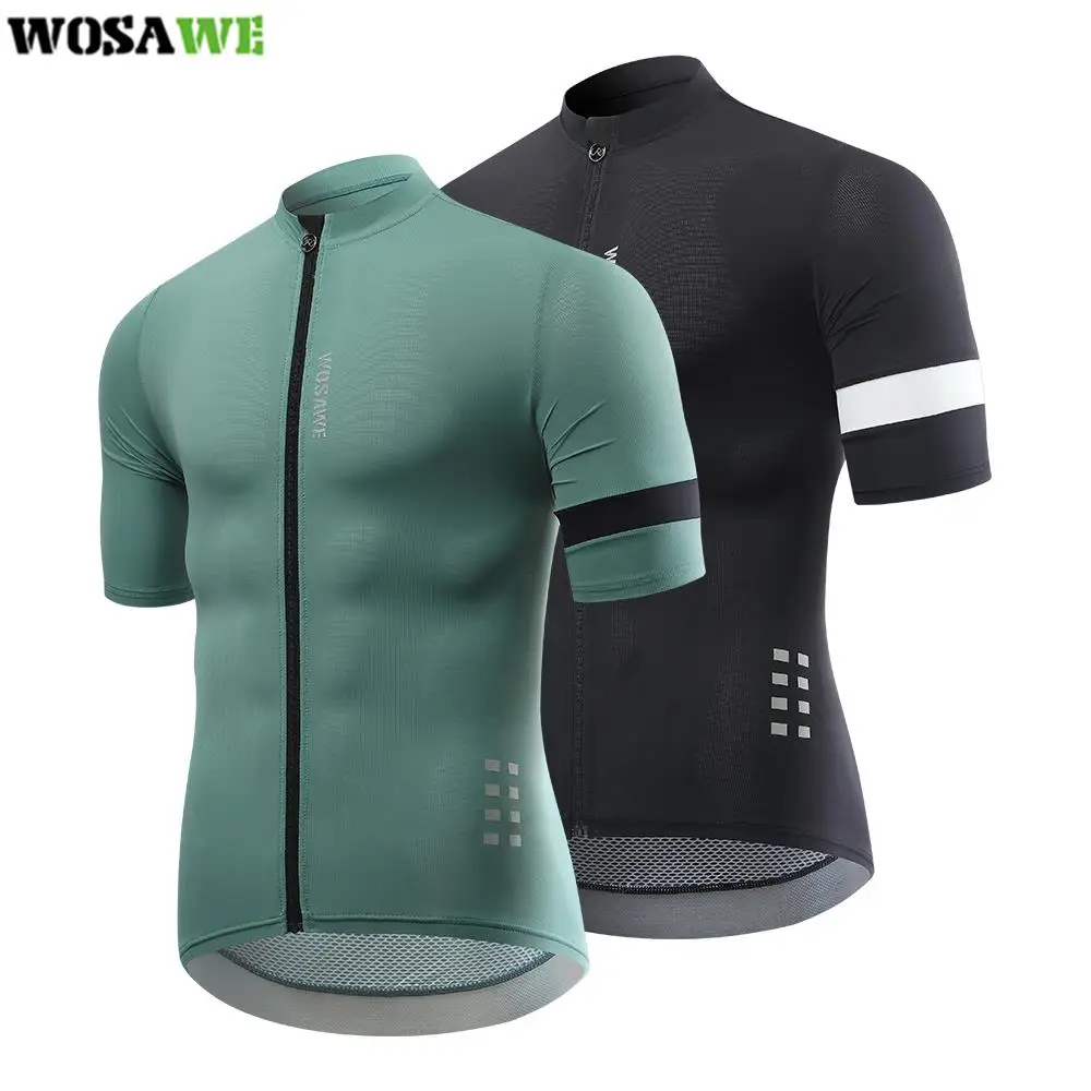 WOSAWE Cycling Jersey Summer Bike Sports Bike Shirt Underwear Racing Bicycle Shirt Blue Green
WOSAWE Cycling Jersey Summer Bike Sports Bike Shirt Underwear Racing Bicycle Shirt Blue Green