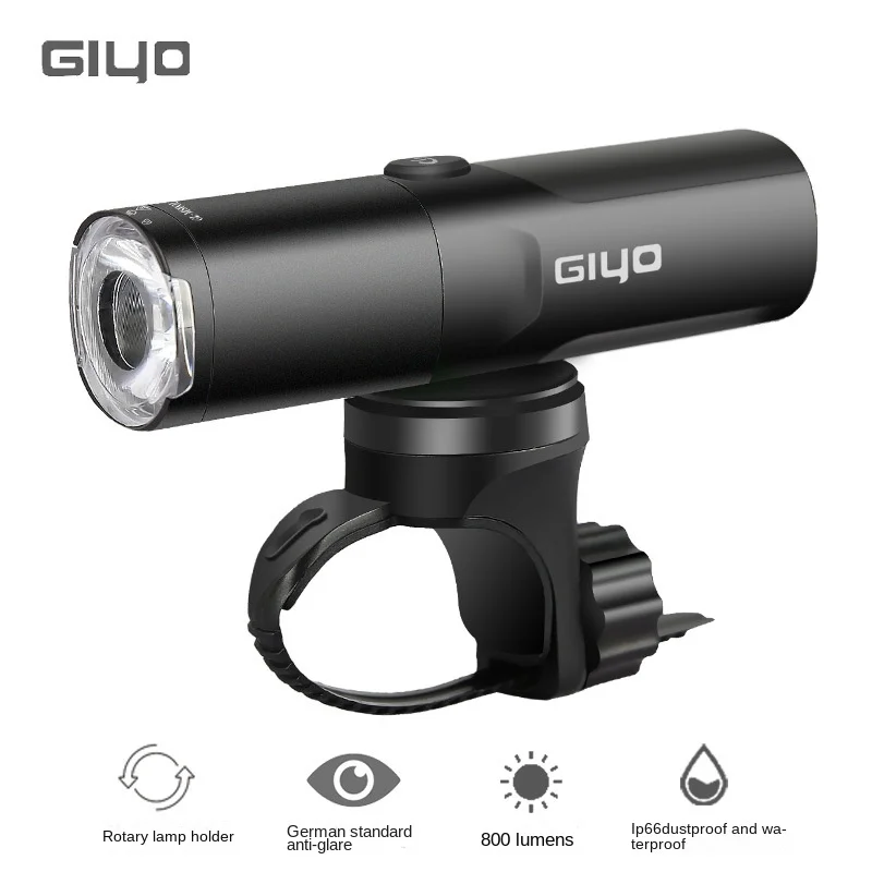GIYO Mountain Road Bike Lights, Riding Headlights, German Lamp Holder, Rotatable Lifting Bright Light Flashlight
GIYO Mountain Road Bike Lights, Riding Headlights, German Lamp Holder, Rotatable Lifting Bright Light Flashlight