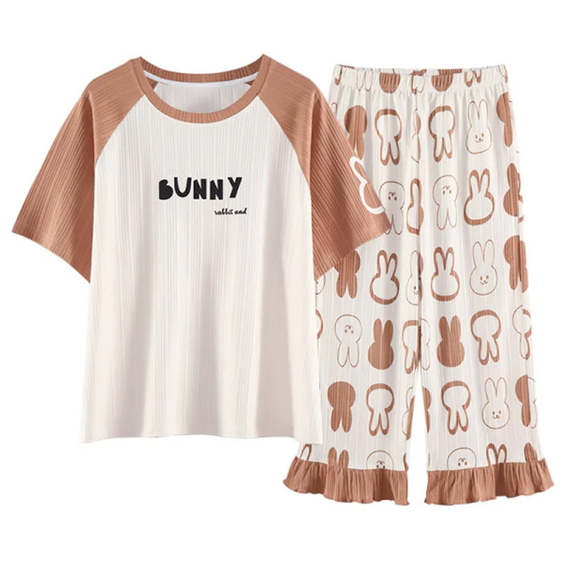 Wholesale Summer New Casual Women's Sleepwear Short-Sleeved Shorts Tie-Dye Two-Piece Home Service Adult 2-Piece Suit Pajamas
Wholesale Summer New Casual Women's Sleepwear Short-Sleeved Shorts Tie-Dye Two-Piece Home Service Adult 2-Piece Suit Pajamas