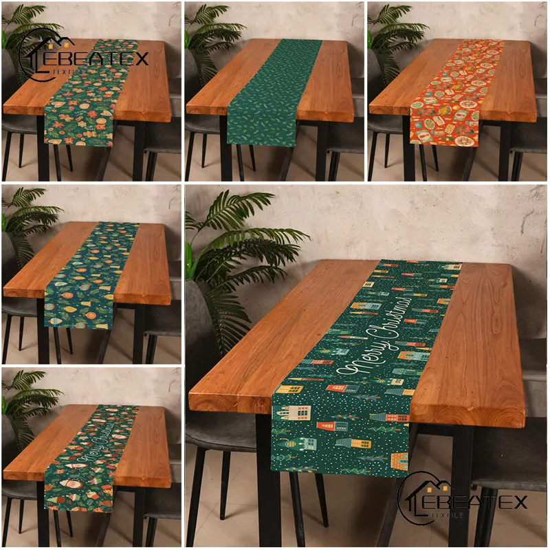 Modern Minimalist Christmas Wedding Decoration Table Runners Santa Claus Gingerbread Man Printed Linen Living Room Tables Decor
Modern Minimalist Christmas Wedding Decoration Table Runners Santa Claus Gingerbread Man Printed Linen Living Room Tables Decor