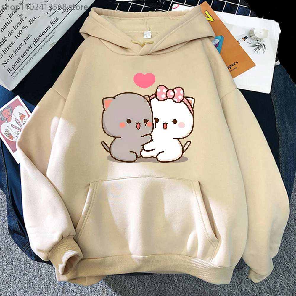Peach Cat Hoodies Kawaii Cartoon Print Women Sweatshirt Fashion 90s Camiseta Mujer Clothes Winterlong Sleeve Y2k Hoodie Sudadera
Peach Cat Hoodies Kawaii Cartoon Print Women Sweatshirt Fashion 90s Camiseta Mujer Clothes Winterlong Sleeve Y2k Hoodie Sudadera