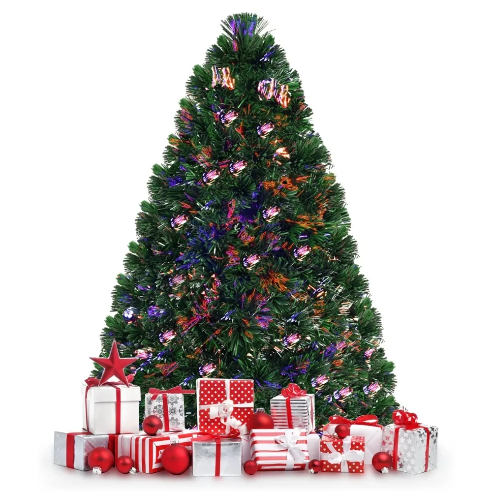 Fiber optic Christmas tree with PVC material metal bracket for Christmas decoration, including durable metal base
Fiber optic Christmas tree with PVC material metal bracket for Christmas decoration, including durable metal base