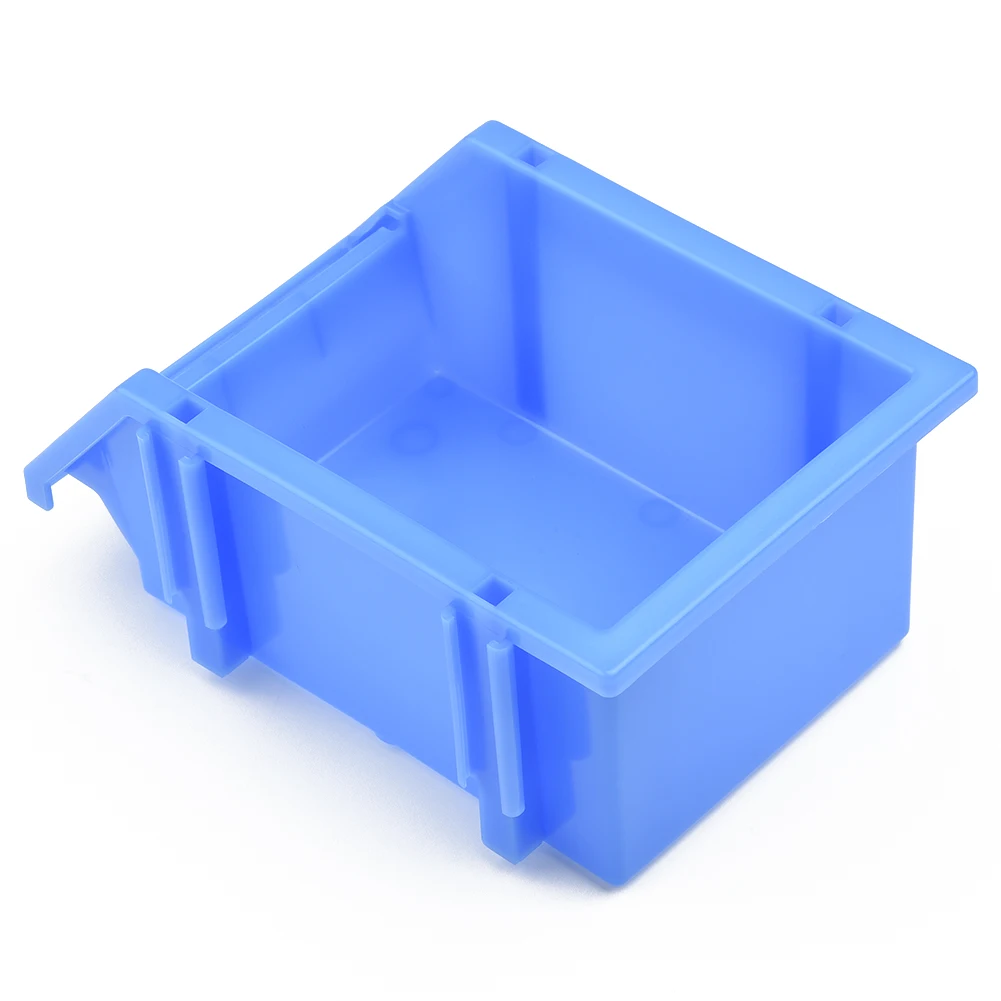 

1pc Tool Storage Box Blue PE Injection Moulding Tool Storage Box Screw Parts Hardware Classification Case Workshop Goods Shelves