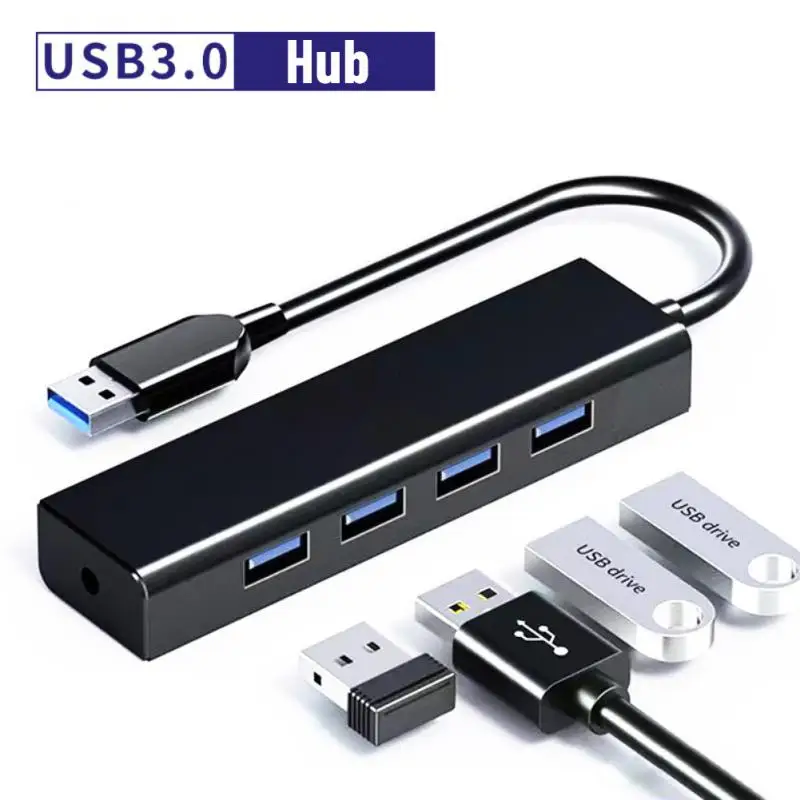 

Портативный Usb-разветвитель 4 в 1, Usb 2,0 3,0, Otg для ноутбуков, высокая скорость