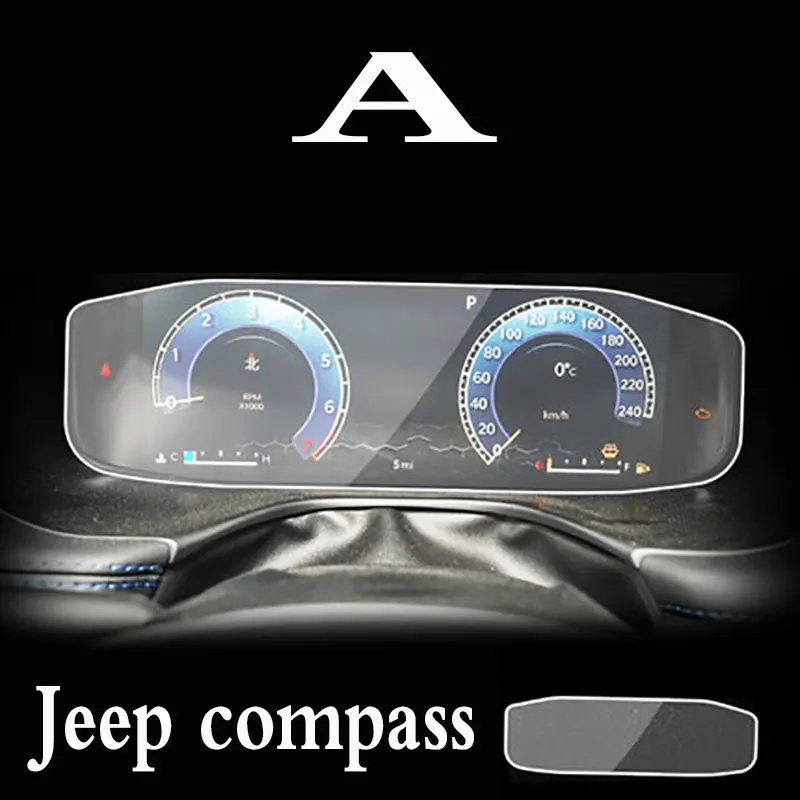 For Jeep compass 2021 Automotive interior Instrument panel membrane LCD screen TPU protective film Anti-scratch
For Jeep compass 2021 Automotive interior Instrument panel membrane LCD screen TPU protective film Anti-scratch