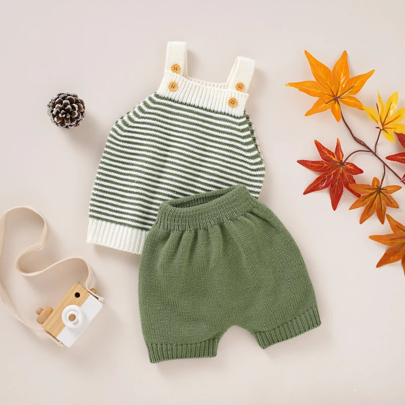 New Born Baby Boy Girl Clothes Sets Spring Autumn Sleeveless Sweaters Vest Tops+Shorts Infant Outfits 2PC Winter Toddler Costume
New Born Baby Boy Girl Clothes Sets Spring Autumn Sleeveless Sweaters Vest Tops+Shorts Infant Outfits 2PC Winter Toddler Costume