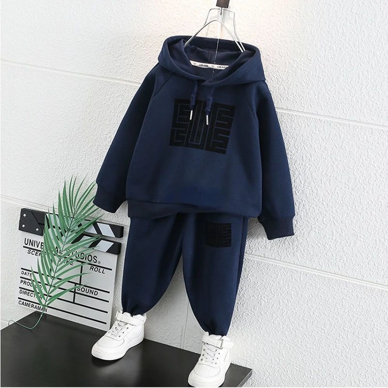 Boys Hooded Sweater Suit Spring Autumn Children's Pullover Long-sleeved Sports Children's Autumn Two-piece Suit Baby Clothes
Boys Hooded Sweater Suit Spring Autumn Children's Pullover Long-sleeved Sports Children's Autumn Two-piece Suit Baby Clothes