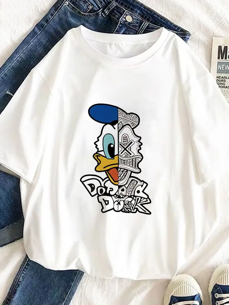 Donald Duck Disney Summer T Shirt Women Mickey And Friends Cartoon Leisure Trendy Creativity Disney Brand Tshirt Harajuku Style
Donald Duck Disney Summer T Shirt Women Mickey And Friends Cartoon Leisure Trendy Creativity Disney Brand Tshirt Harajuku Style