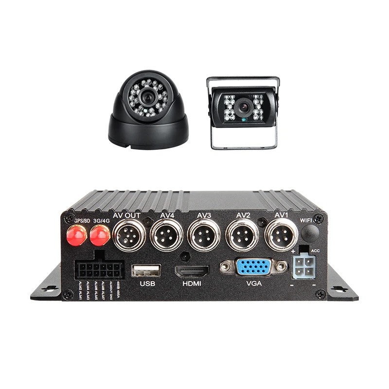 Car CCTV Security Protection Set 4CH 1080P 4G GPS Real-time Tracking Mobile DVR With 2pcs Waterproof IR Night Vision Cameras
Car CCTV Security Protection Set 4CH 1080P 4G GPS Real-time Tracking Mobile DVR With 2pcs Waterproof IR Night Vision Cameras