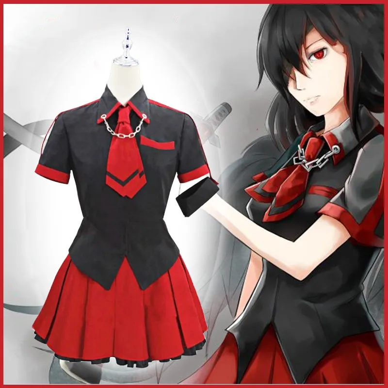 Аниме кровавый C Kisaragi Saya косплей костюм девочка ткань школьная форма Хэллоуин