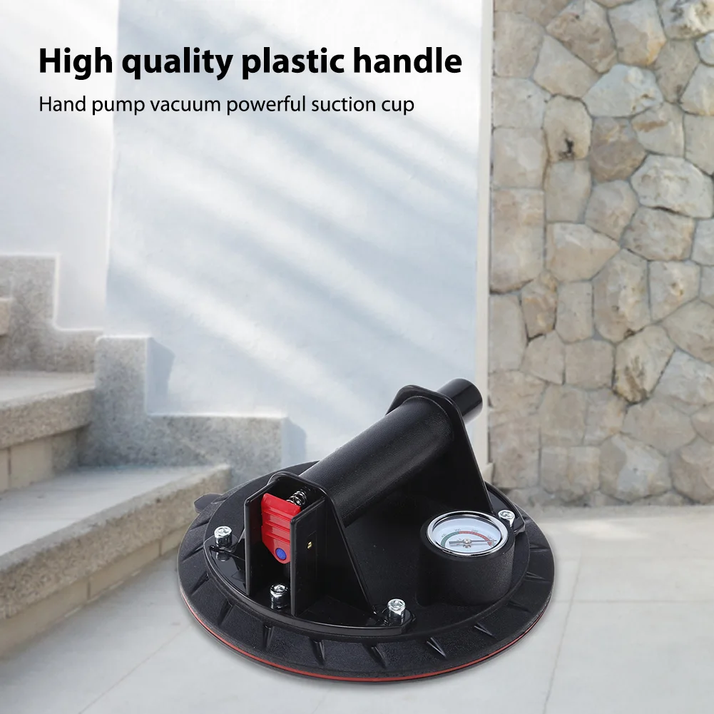 About 250kg Air Pump Suction Cup with Plastic Handle Hand Pump Vacuum Suction Cup Portable for Granite Tile Glass Manual Lifting
About 250kg Air Pump Suction Cup with Plastic Handle Hand Pump Vacuum Suction Cup Portable for Granite Tile Glass Manual Lifting