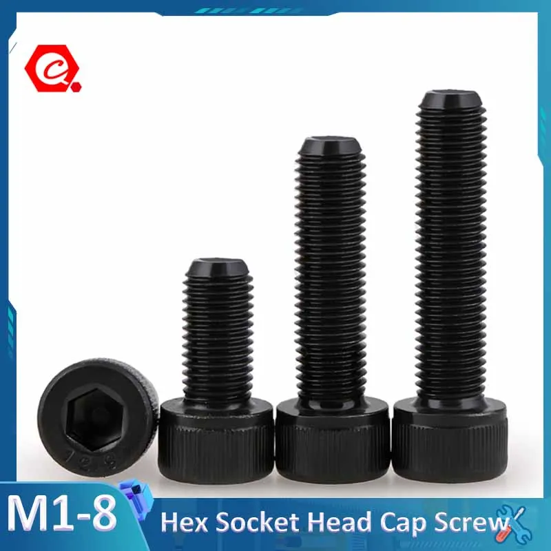 Болт M1.4/M1.6/M2/M2.5/M3/M4/M5/M6/M8, сталь, шестигранная, с головкой, размер L = 2-80 мм, черный
Болт M1.4/M1.6/M2/M2.5/M3/M4/M5/M6/M8, сталь, шестигранная, с головкой, размер L = 2-80 мм, черный