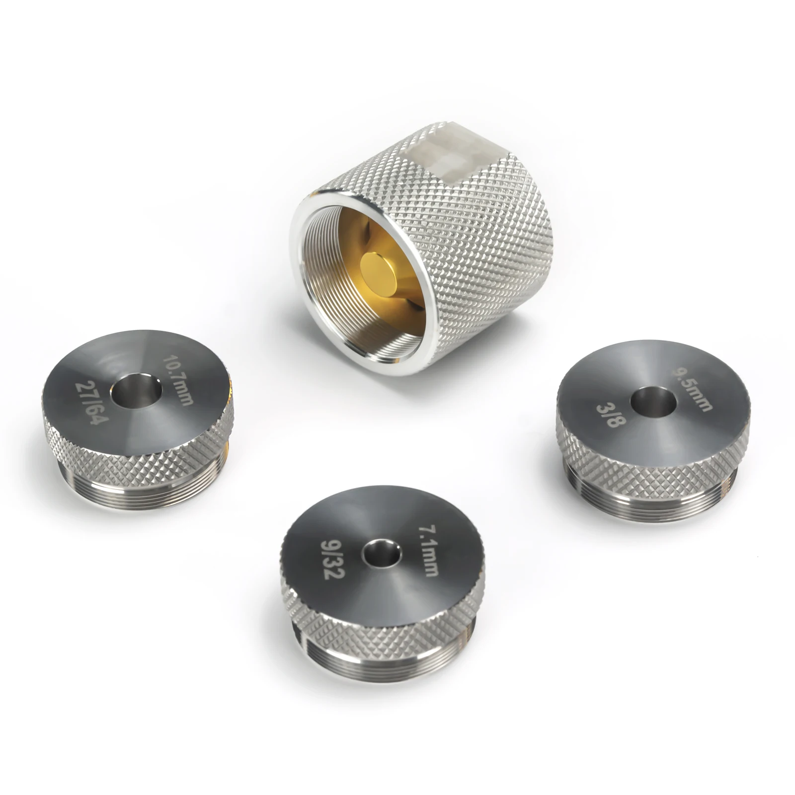 1.73''OD 6''L Aluminum Metric Solvent Cleaning Tube Oil Filter,6x Spiral Cups,1x Skirtless Cup 1/2x28,5/8x24+Guide Drill Jig Kit 
1.73''OD 6''L Aluminum Metric Solvent Cleaning Tube Oil Filter,6x Spiral Cups,1x Skirtless Cup 1/2x28,5/8x24+Guide Drill Jig Kit