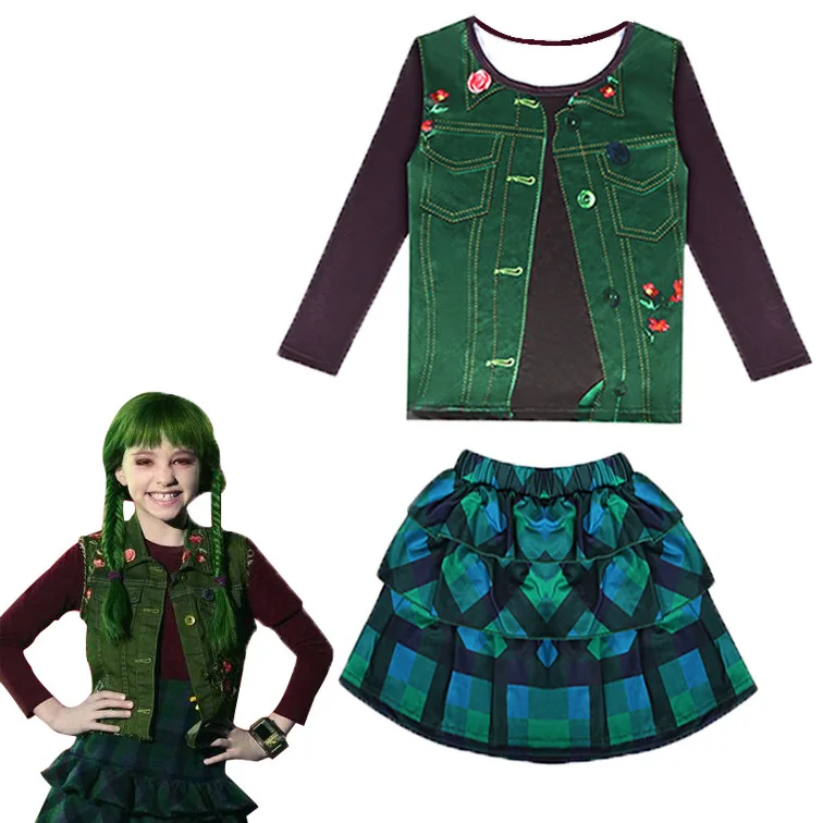 2022 Zombies 3 Halloween Costumes for Kids Lacey Zoey Cosplay Performance Suit Tops Skirt Carnival Party Girls Clothing Sets
2022 Zombies 3 Halloween Costumes for Kids Lacey Zoey Cosplay Performance Suit Tops Skirt Carnival Party Girls Clothing Sets