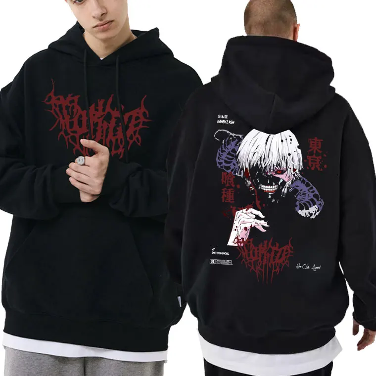 Japanese Anime Tokyo Ghoul Kanekiken Graphic Print Hoodie Men Women Manga Casual Hooded Sweatshirt Unisex Fleece Cotton Hoodies
Japanese Anime Tokyo Ghoul Kanekiken Graphic Print Hoodie Men Women Manga Casual Hooded Sweatshirt Unisex Fleece Cotton Hoodies