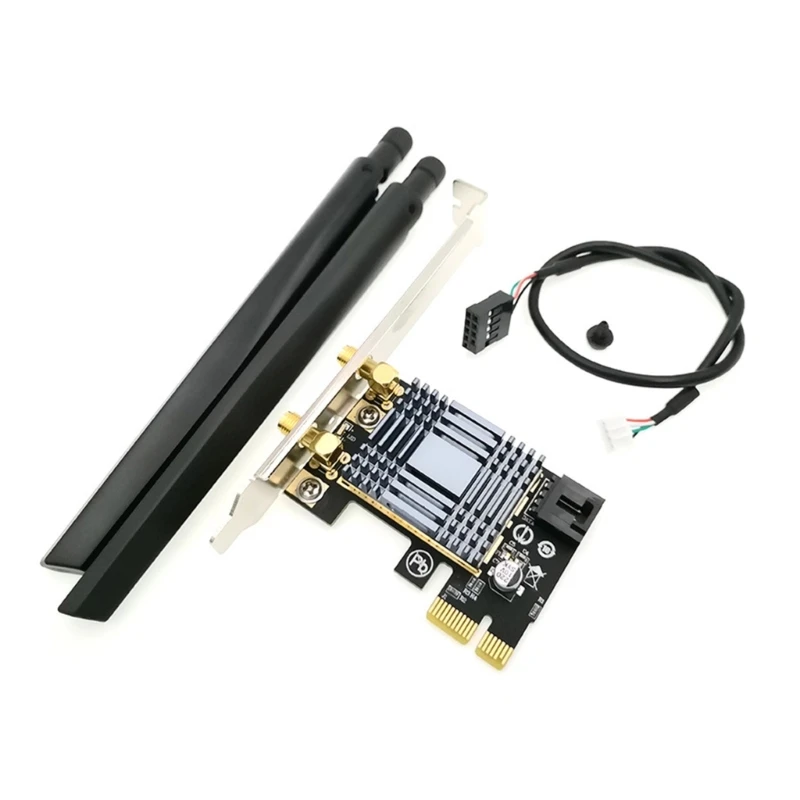 Новая AR5B22 5G Двухдиапазонная карта PCIE Wlan Card Desktop WIFI Беспроводная сетевая карта N1202 Bluetooth-совместимая4.0 +
Новая AR5B22 5G Двухдиапазонная карта PCIE Wlan Card Desktop WIFI Беспроводная сетевая карта N1202 Bluetooth-совместимая4.0 +