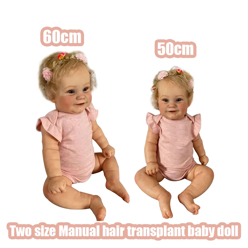 50CM 60CM Reborn Toddler Popular Maddie Cute Girl Doll with Rooted Blonde hair Soft Cuddle Body High Quality Doll
50CM 60CM Reborn Toddler Popular Maddie Cute Girl Doll with Rooted Blonde hair Soft Cuddle Body High Quality Doll