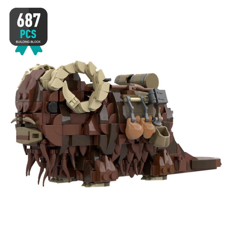 MOC Space Wars Beast Banthas 97302 Action Figure Building Blocks Animal Rhino Model High-tech Constructor Brick Children Toys
MOC Space Wars Beast Banthas 97302 Action Figure Building Blocks Animal Rhino Model High-tech Constructor Brick Children Toys