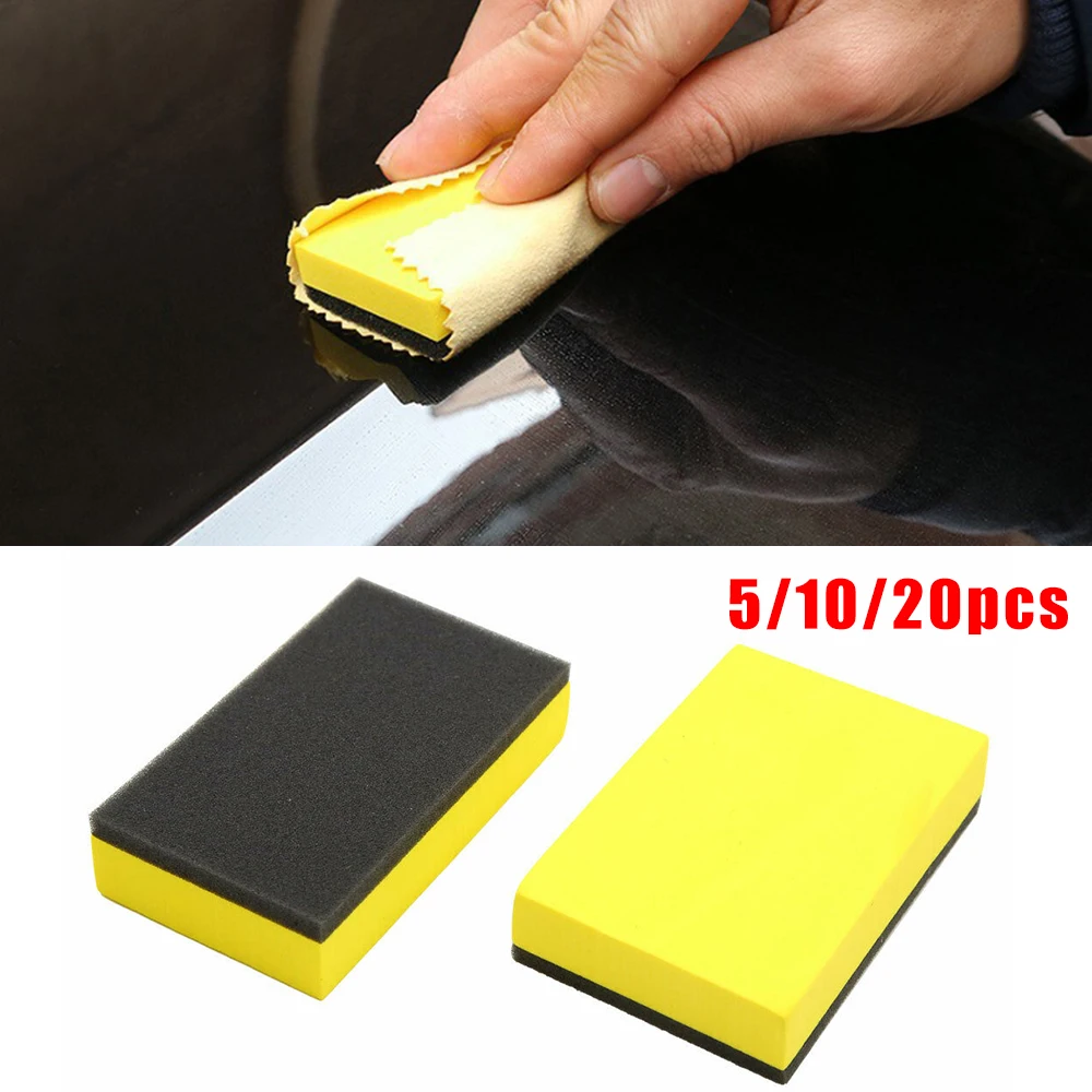 10 / 20pcs Car Ceramic Coating EVA Sponges Glass Nano Coat Applicator Pads Yellow 8x4x1.8cm Auto Waxing Polish Accessories
10 / 20pcs Car Ceramic Coating EVA Sponges Glass Nano Coat Applicator Pads Yellow 8x4x1.8cm Auto Waxing Polish Accessories