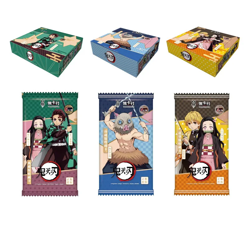 

Anime Demon Slayer Cards Booster Box SP SSR Diamond Rare Card Table Playing Game Nezuko Character Collection Card Toys Gift Kids