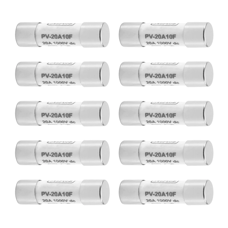 10 шт., взрывозащищенный предохранитель 1000 В постоянного тока 
10 шт., взрывозащищенный предохранитель 1000 В постоянного тока