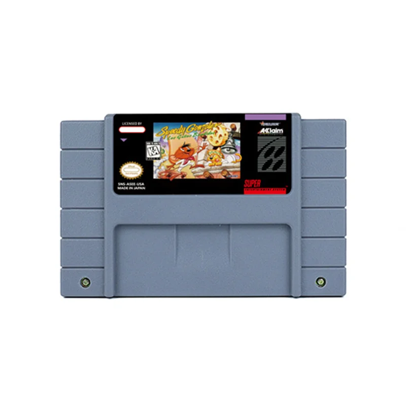 Скоростная игра Гонсалес-кошек Bandidos для SNES 16 бит Ретро тележка подарок для детей
Скоростная игра Гонсалес-кошек Bandidos для SNES 16 бит Ретро тележка подарок для детей