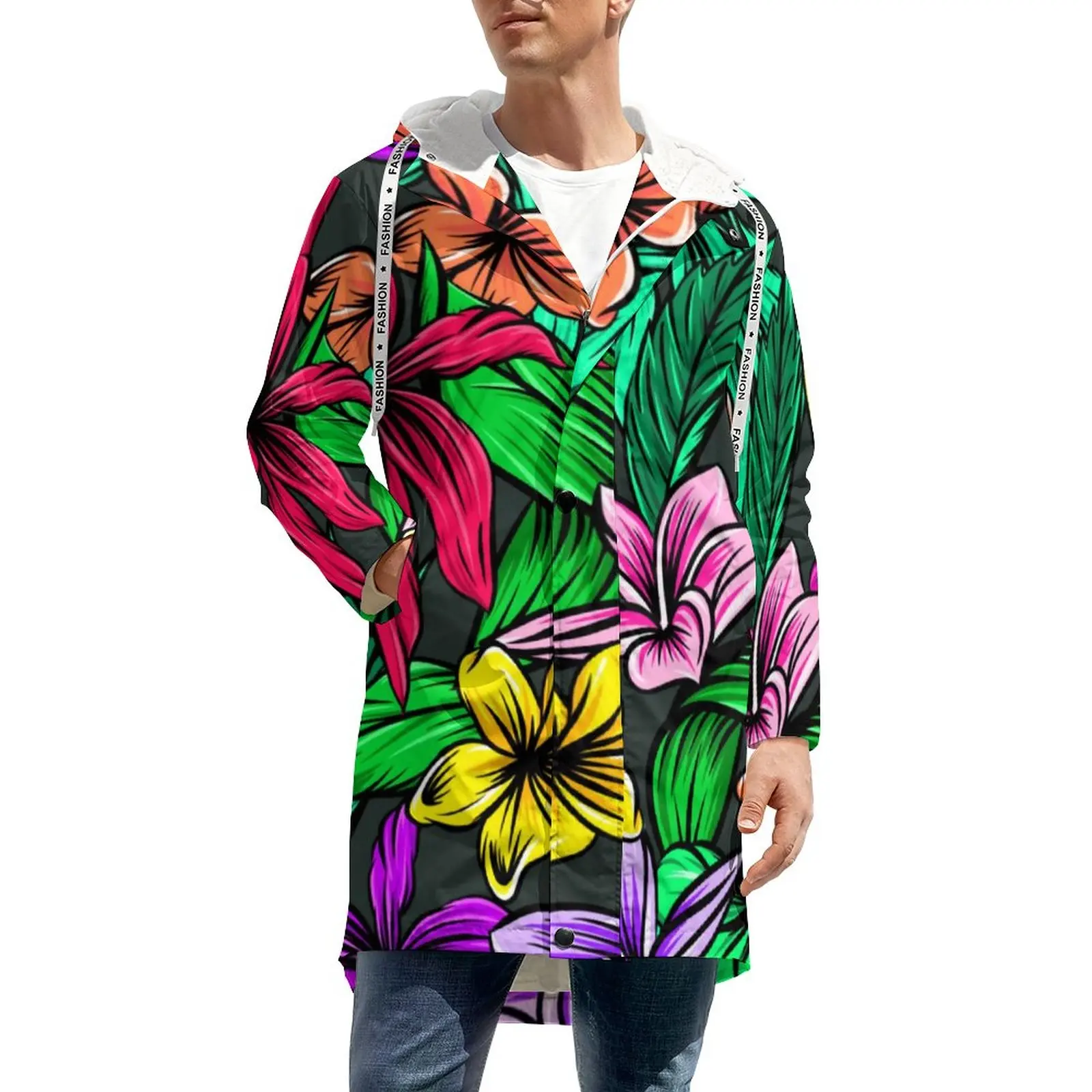 Tropical Thick Warm Casual Coats Color Flower Print Outerwear Winter Jackets Aesthetic Custom Waterproof Windbreakers Plus Size
Tropical Thick Warm Casual Coats Color Flower Print Outerwear Winter Jackets Aesthetic Custom Waterproof Windbreakers Plus Size