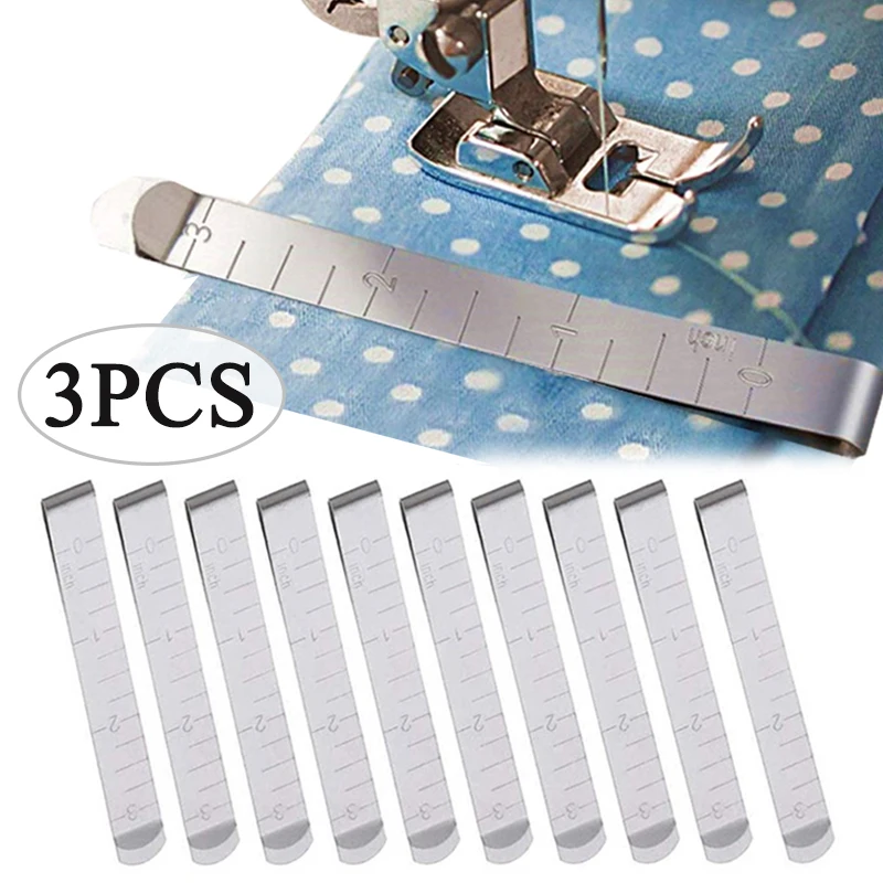 3pcs Sewing Clip Stainless Steel Hemming Clips Fabric Measuring Scale Single Quilting Fixed Ruler Metal Sewing Crimping Tools
3pcs Sewing Clip Stainless Steel Hemming Clips Fabric Measuring Scale Single Quilting Fixed Ruler Metal Sewing Crimping Tools