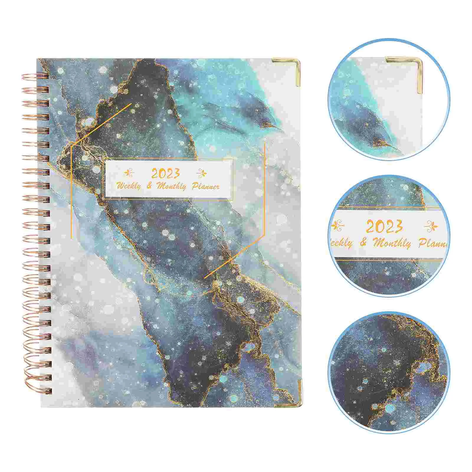 

Office Decore Budget Planner Monthly Bill Organizer Desk Topper Memo Note 2023 Yearly Diary Schedule Notebook