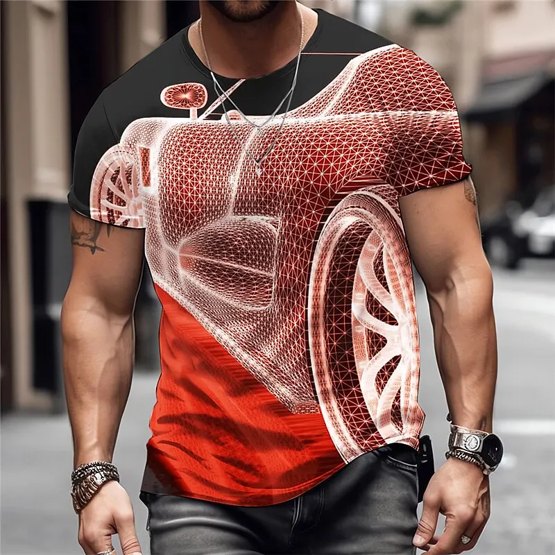 2023 New T-Shirts For Men 3d Technology Car Print Short Sleeved Street Designer Tshirt Loose Oversized Tops Tees Casual Clothing
2023 New T-Shirts For Men 3d Technology Car Print Short Sleeved Street Designer Tshirt Loose Oversized Tops Tees Casual Clothing