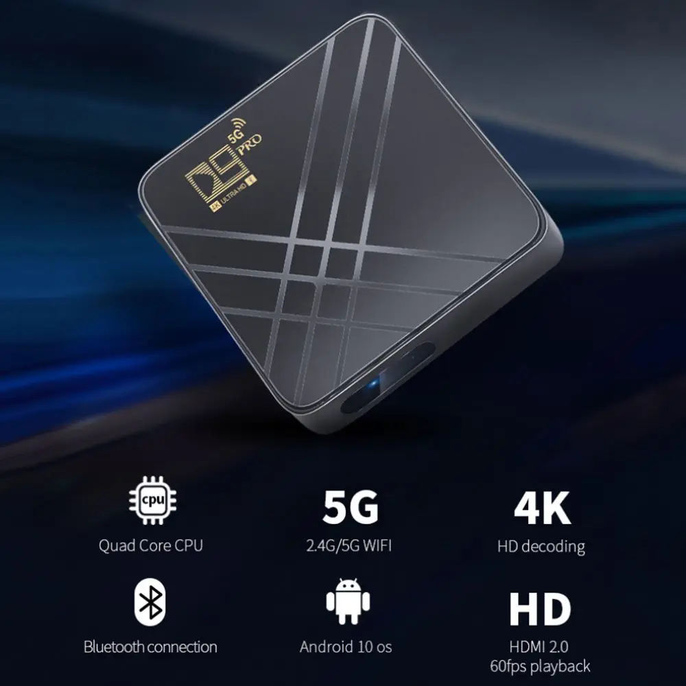 Умный медиаплеер D9 PRO 2021 4K H.265 2,4G/5G Двойной Wi-Fi Amlogic S905L телеприставка четырехъядерная Android ТВ-приставка
Умный медиаплеер D9 PRO 2021 4K H.265 2,4G/5G Двойной Wi-Fi Amlogic S905L телеприставка четырехъядерная Android ТВ-приставка