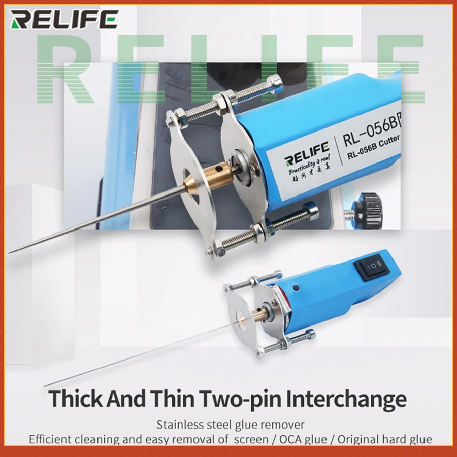 Relife RL-056B 2 in 1 LCD Screen Glue Remover and Cutter for LCD OLED Screen Glue Remover Phone Screen Cutting Machine
Relife RL-056B 2 in 1 LCD Screen Glue Remover and Cutter for LCD OLED Screen Glue Remover Phone Screen Cutting Machine