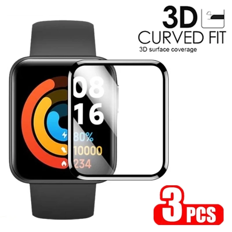 3 шт. 3D изогнутое мягкое закаленное стекло для Redmi Watch 2 Lite Защитная пленка для экрана (не стекло) для Xiaomi Mi Watch Lite Color 2019
3 шт. 3D изогнутое мягкое закаленное стекло для Redmi Watch 2 Lite Защитная пленка для экрана (не стекло) для Xiaomi Mi Watch Lite Color 2019