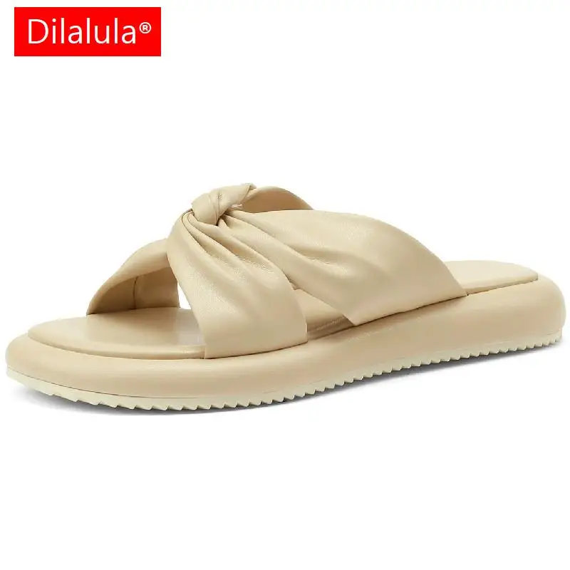 Тапочки Dilalula женские на плоской подошве, повседневные удобные мягкие, летняя обувь для отдыха, 2022 
Тапочки Dilalula женские на плоской подошве, повседневные удобные мягкие, летняя обувь для отдыха, 2022