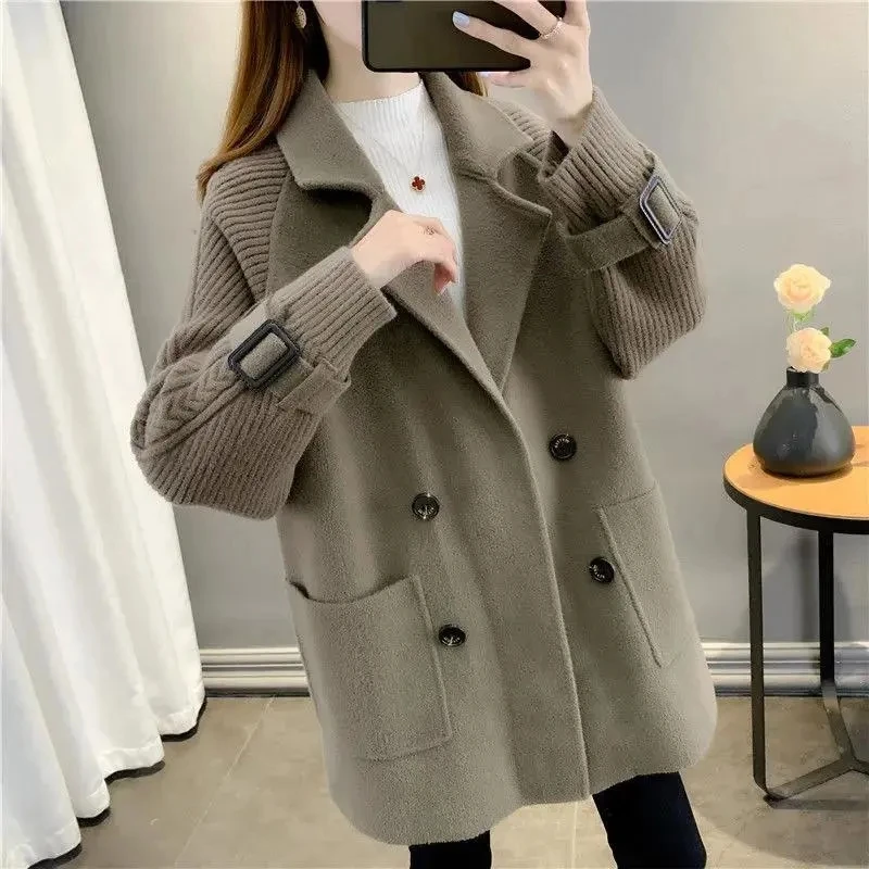 Autumn Winter Female Double Sided Woolen Coat 2022 Hot Style Long Thicken Women Woole Jacket Fashion Cashmere Knitted Cardigan
Autumn Winter Female Double Sided Woolen Coat 2022 Hot Style Long Thicken Women Woole Jacket Fashion Cashmere Knitted Cardigan