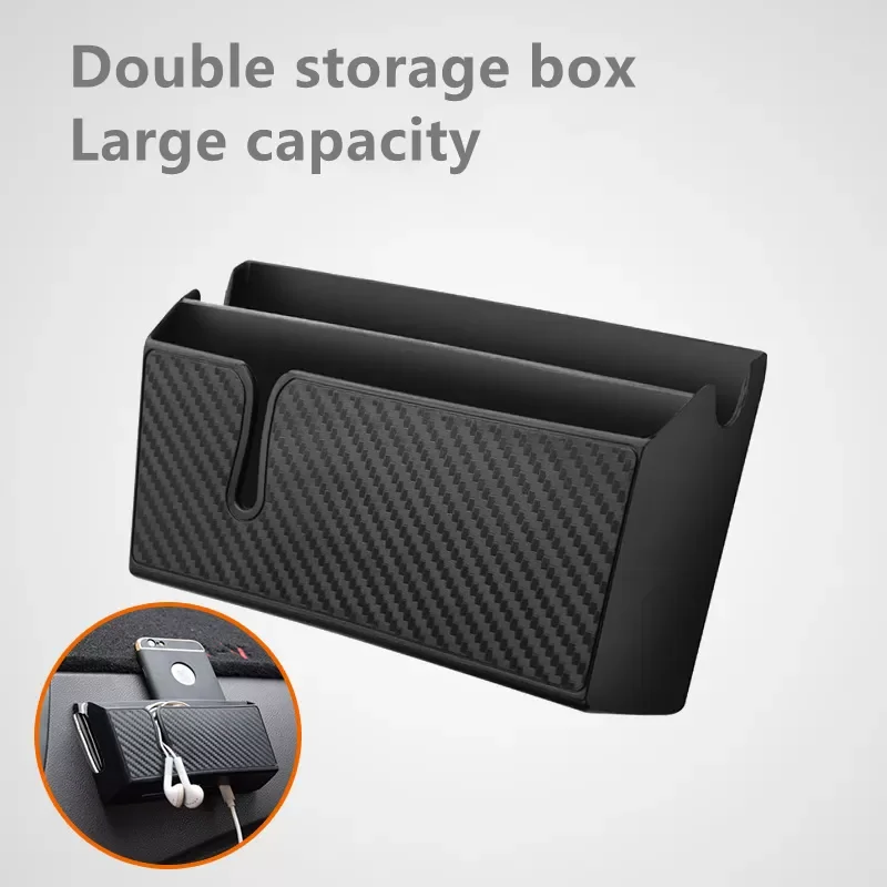 Multifunctional Car Mounted Storage Box Portable Double-Layer Phone Holder Self-Adhesive Organizer Easy Installation
Multifunctional Car Mounted Storage Box Portable Double-Layer Phone Holder Self-Adhesive Organizer Easy Installation