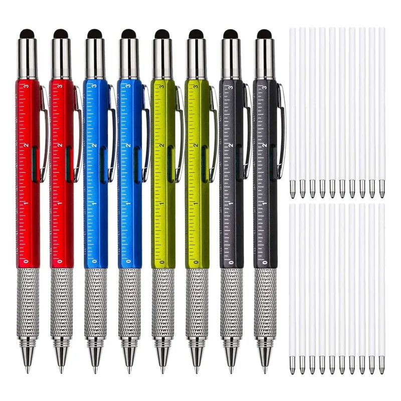 8 Pcs 6 In 1 Multitool Ballpoint Pens Gift Tool Pen Personalized Pen Tool Gadget Pen Gift For Men On Fathers Day Gifts
8 Pcs 6 In 1 Multitool Ballpoint Pens Gift Tool Pen Personalized Pen Tool Gadget Pen Gift For Men On Fathers Day Gifts