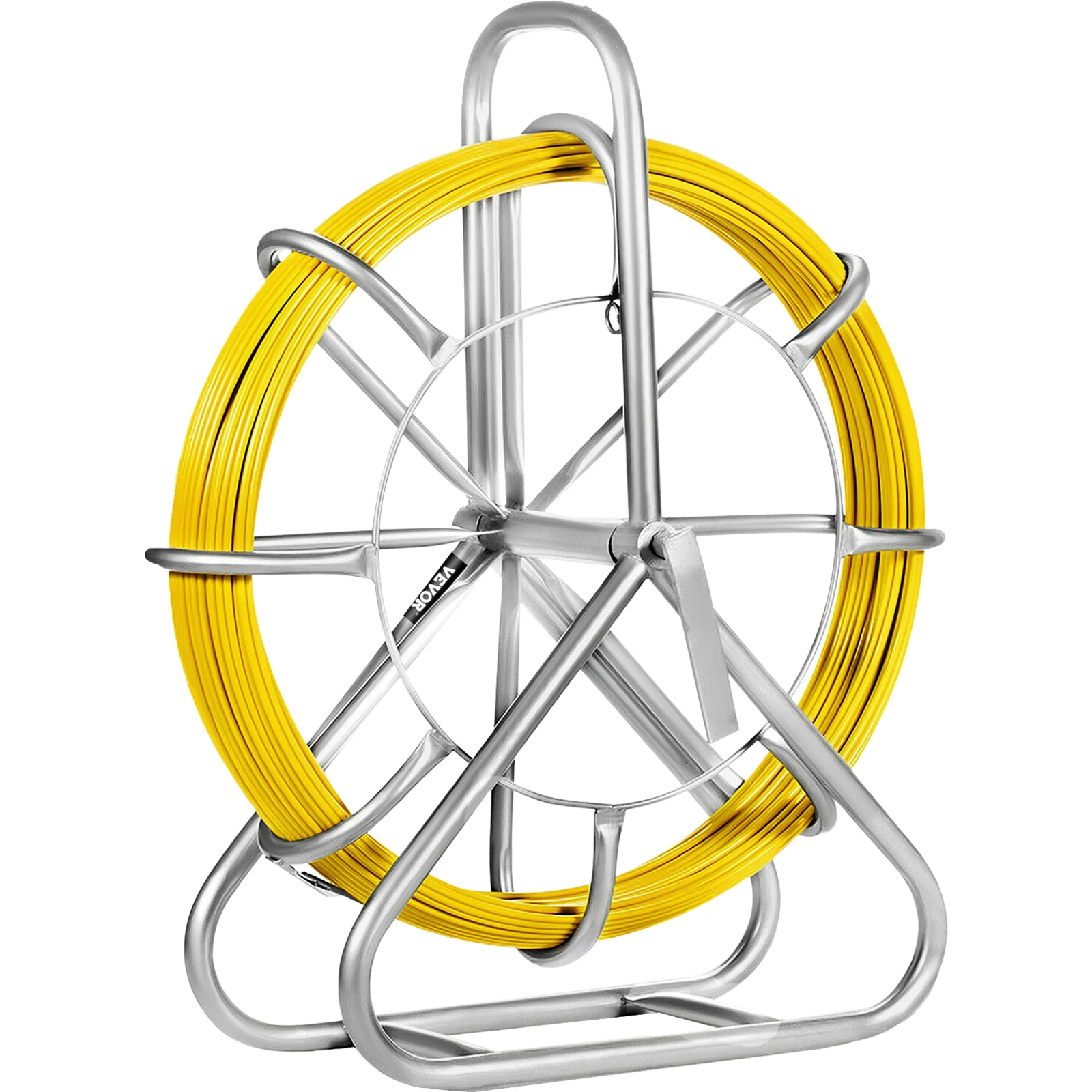VEVOR 6MM x 130M Fiberglass Wire Cable Running Rod Snakes Fish Tape Rodder Flexible Cable Conduit Puller with Cage Wheel Stand
VEVOR 6MM x 130M Fiberglass Wire Cable Running Rod Snakes Fish Tape Rodder Flexible Cable Conduit Puller with Cage Wheel Stand