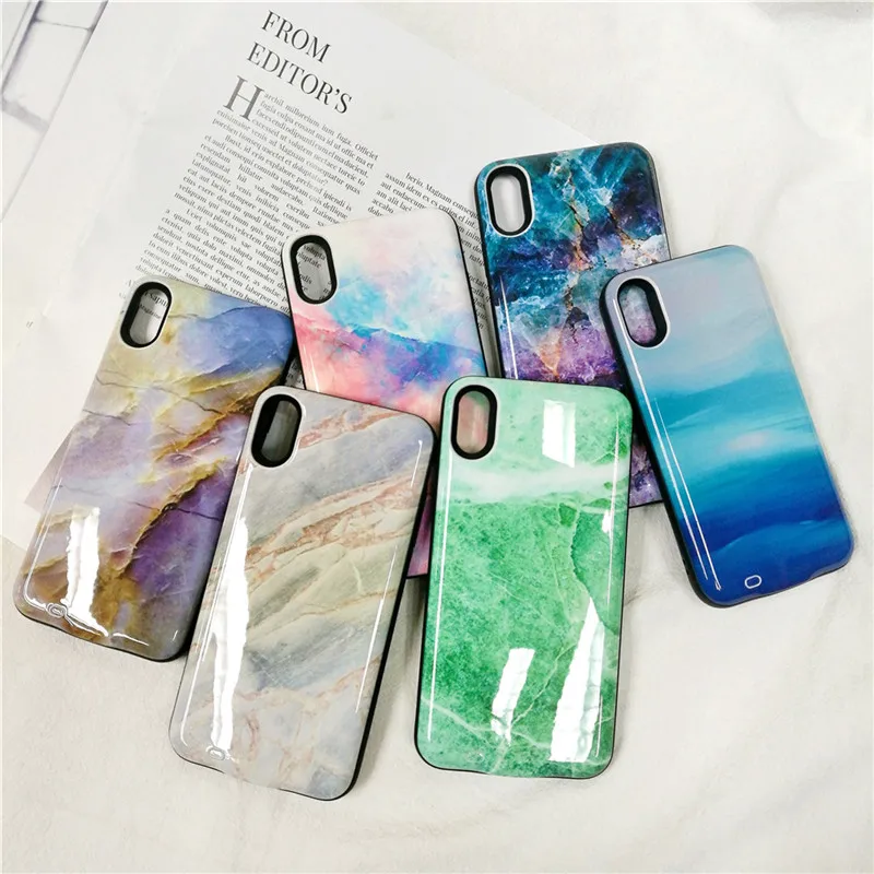 Battery Case for iPhone XS Max XR Portable Charging Case External Battery Pack Cover rechargeable Power Bank Marble Texture
Battery Case for iPhone XS Max XR Portable Charging Case External Battery Pack Cover rechargeable Power Bank Marble Texture