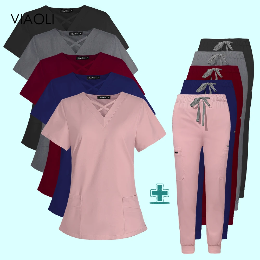 High Quality Pet Grooming Scrubs Suits Doctor Nurse Work Sets Spa Uniforms Surgery Hospital Medical Uniform Surgical Suits Women
High Quality Pet Grooming Scrubs Suits Doctor Nurse Work Sets Spa Uniforms Surgery Hospital Medical Uniform Surgical Suits Women
