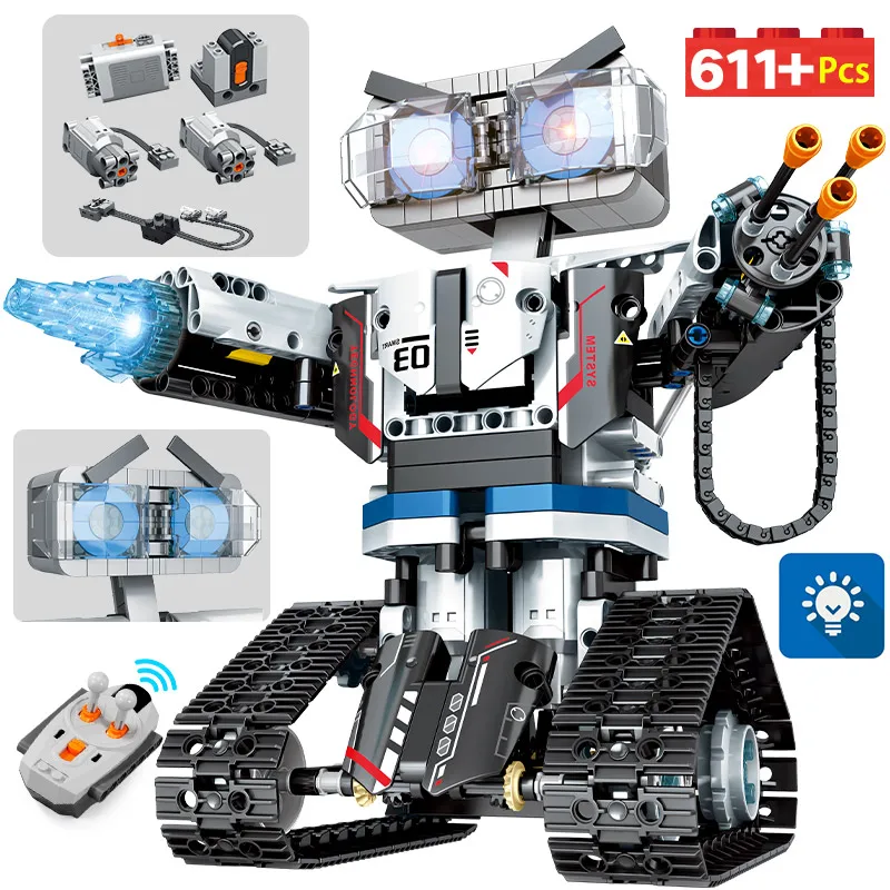 City RC Robot Building Blocks Remote Control Intelligent Robot Car Weapon Bricks Toys For Children Xmas Gifts
City RC Robot Building Blocks Remote Control Intelligent Robot Car Weapon Bricks Toys For Children Xmas Gifts