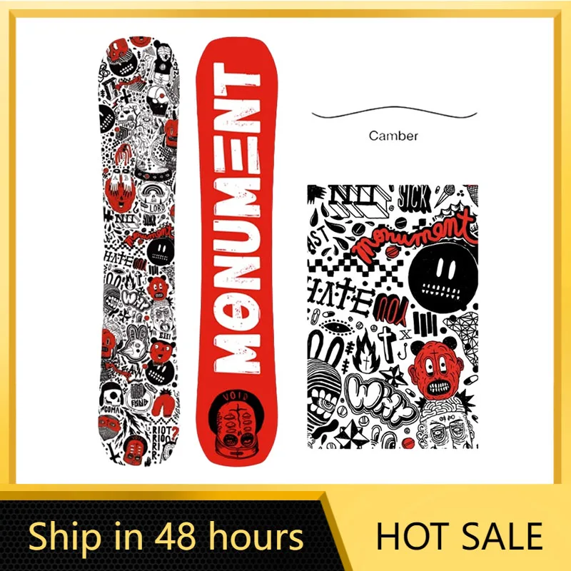 MONUMENT New Snowboard Co-branded Artists Novice Freestyle Full Territory Flat Flower Park Men's Boards 150/153/156/160/163cm
MONUMENT New Snowboard Co-branded Artists Novice Freestyle Full Territory Flat Flower Park Men's Boards 150/153/156/160/163cm