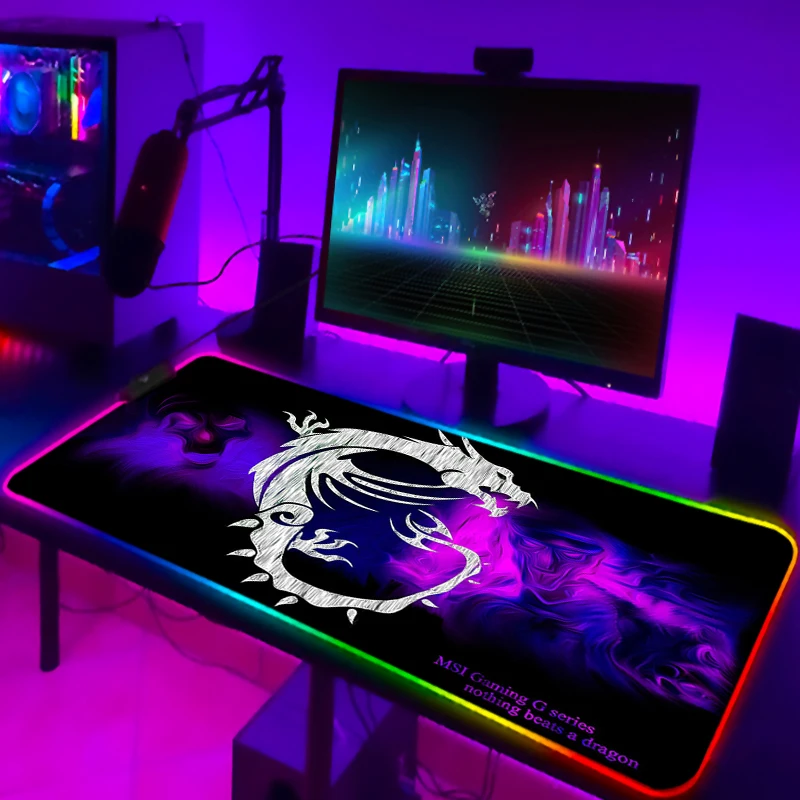 Настольный коврик MSI со светодиодной подсветкой, RGB коврик для мыши, игровой коврик для мыши, игровые аксессуары для ПК, полноразмерный коври...
Настольный коврик MSI со светодиодной подсветкой, RGB коврик для мыши, игровой коврик для мыши, игровые аксессуары для ПК, полноразмерный коври...