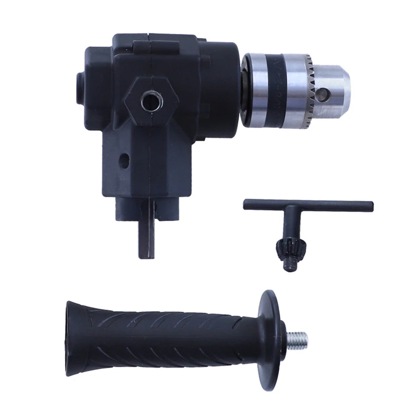 90° Right Angle Bend Extension Chuck Drill Adapter Durable 90 Degree Electric Drill Keyless 3-jaw Chuck Corner Adapter
90° Right Angle Bend Extension Chuck Drill Adapter Durable 90 Degree Electric Drill Keyless 3-jaw Chuck Corner Adapter