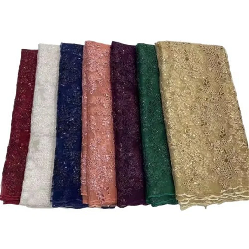 2022 French Tulle Lace Fabric Soft Bridal Materials Nigerian African Mesh Lace Fabric Sewing Sequins For Wedding Party Green
2022 French Tulle Lace Fabric Soft Bridal Materials Nigerian African Mesh Lace Fabric Sewing Sequins For Wedding Party Green