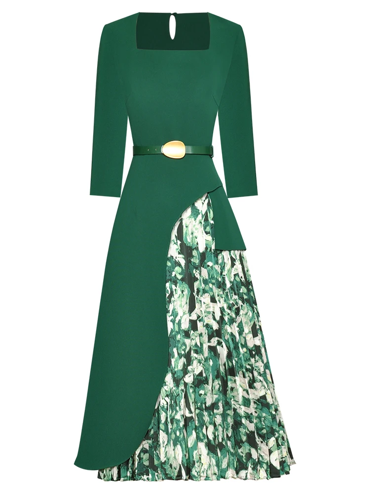 Runway 2022 Autumn High Quality New Women's Fashion Casual Party Elegant Designer Irregular Pleated Print Patchwork Midi Dress
Runway 2022 Autumn High Quality New Women's Fashion Casual Party Elegant Designer Irregular Pleated Print Patchwork Midi Dress