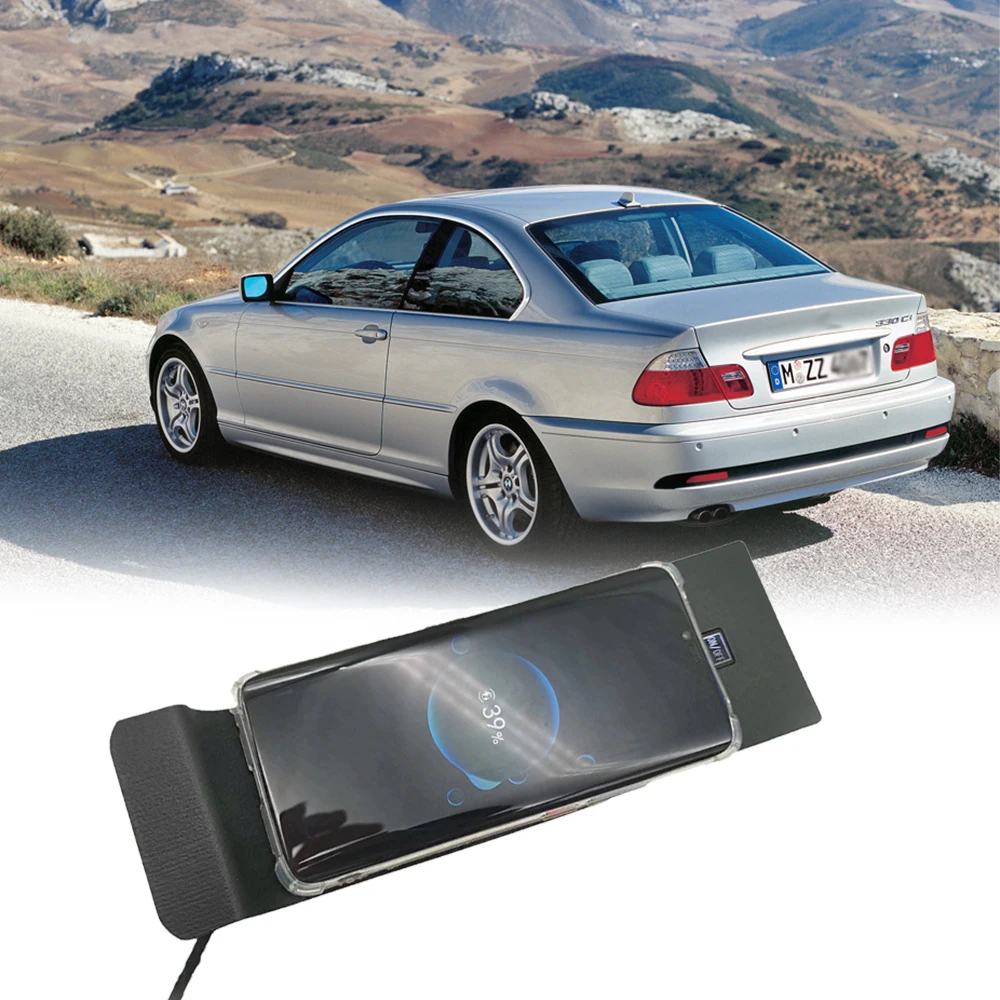 Индукционная зарядная площадка для BMW 3 серии E46 E90 E93 E91 E92, коврик для беспроводной зарядки, автомобильное быстрое зарядное устройство 
Индукционная зарядная площадка для BMW 3 серии E46 E90 E93 E91 E92, коврик для беспроводной зарядки, автомобильное быстрое зарядное устройство