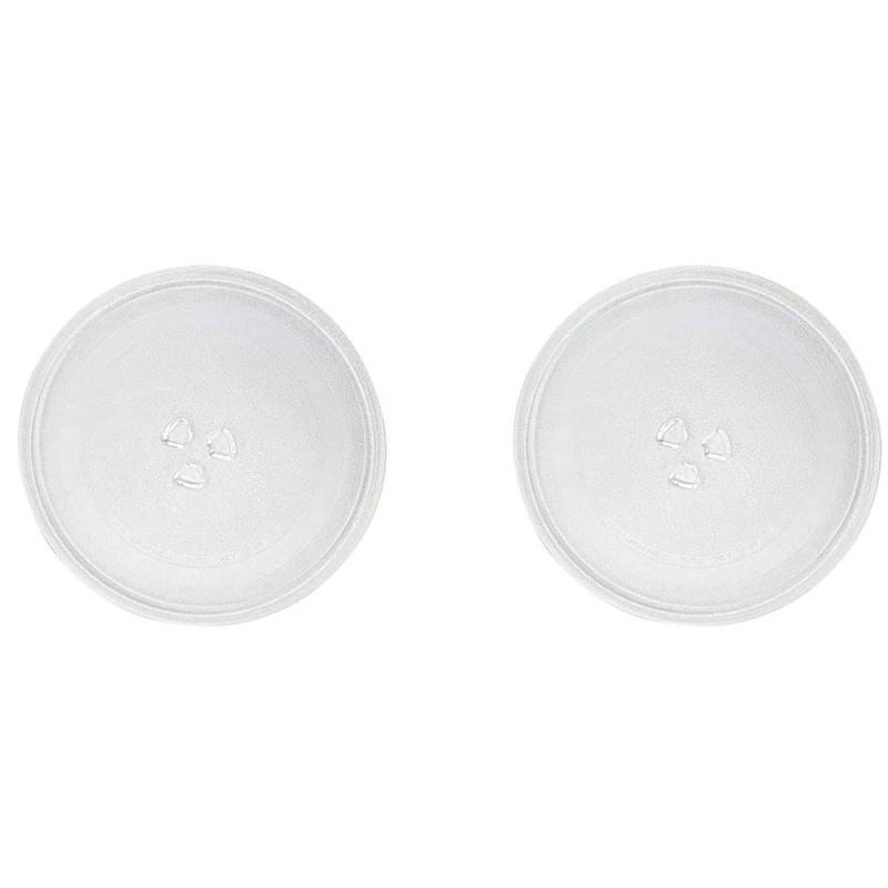 

2X блюдо для микроволновой печи запасная микроволновая тарелка прочная универсальная стеклянная тарелка для микроволновой печи круглая сменная тарелка
